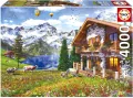 Puzzle 4000 Dom w Alpach - tantis.pl