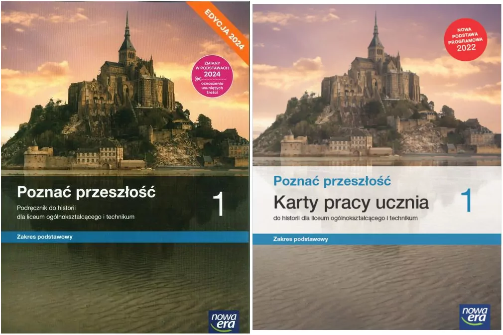 Pakiet: Poznać przeszłość 1. Podręcznik Edycja 2024 / Karty pracy do historii dla liceum ogólnokształcącego i technikum. Zakres podstawowy - tantis.pl