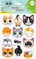 Naklejki 3D Pop Up Cat Face&Tail 146x240 HAPPY - tantis.pl