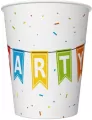Kubeczki papierowe Kolorowe Party 250ml - tantis.pl