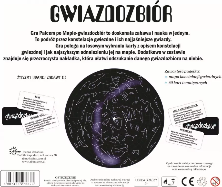 Palcem po mapie. Gwiazdozbiór - tantis.pl