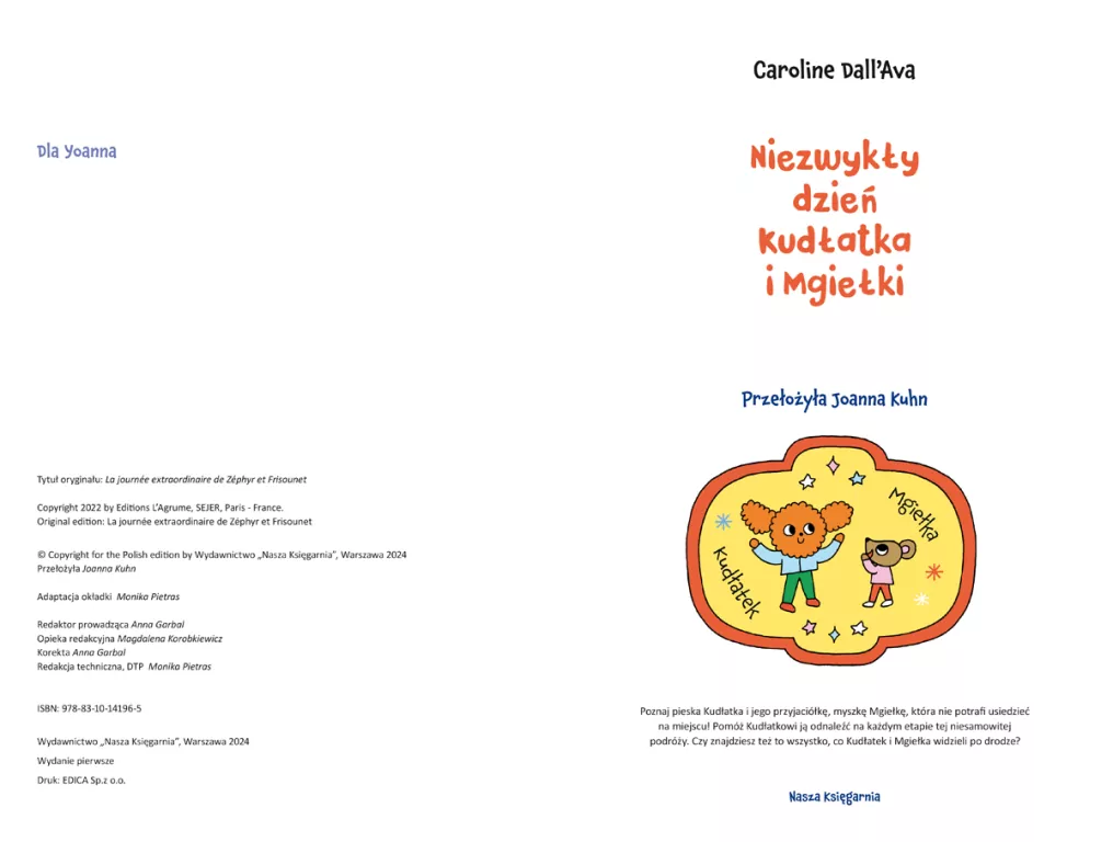 Niezwykły dzień Kudłatka i Mgiełki - tantis.pl