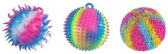 Piłka tęczowa funky mania 18cm 622171 75284 - tantis.pl