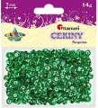Cekiny. Zielone metaliczne - tantis.pl