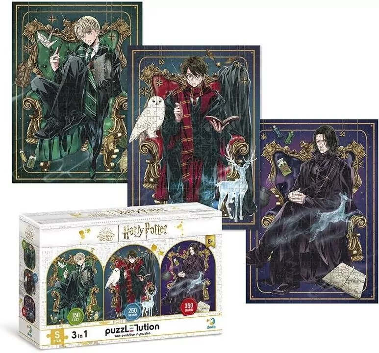 Puzzle 3w1 Harry Potter Wizard dynasty - tantis.pl