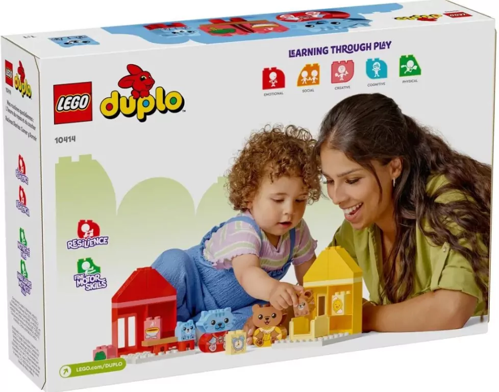 LEGO® DUPLO®. Moje pierwsze codzienne czynności — jedzenie i pora snu 10414 - tantis.pl