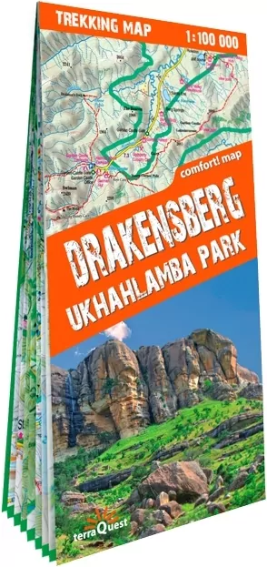 Trekking map Góry Smocze Ukhahlamba Park 1:100 000 - tantis.pl