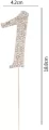 TOPPER NA TORT 1 SRE CYRKONIE 19CM NER PBH - tantis.pl