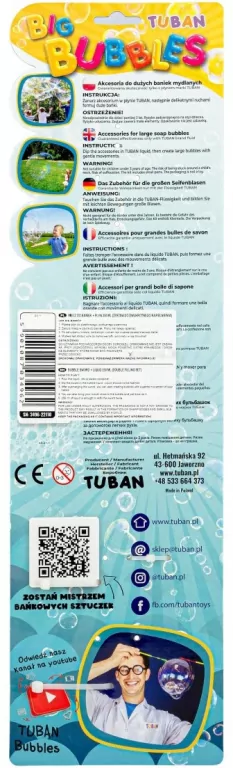 Miecz do baniek mydlanych + płyn 250ml - tantis.pl