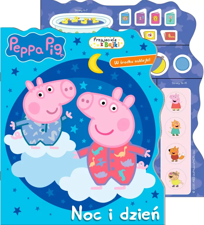 Peppa Pig. Przyjaciele z bajki. Noc i dzień - tantis.pl
