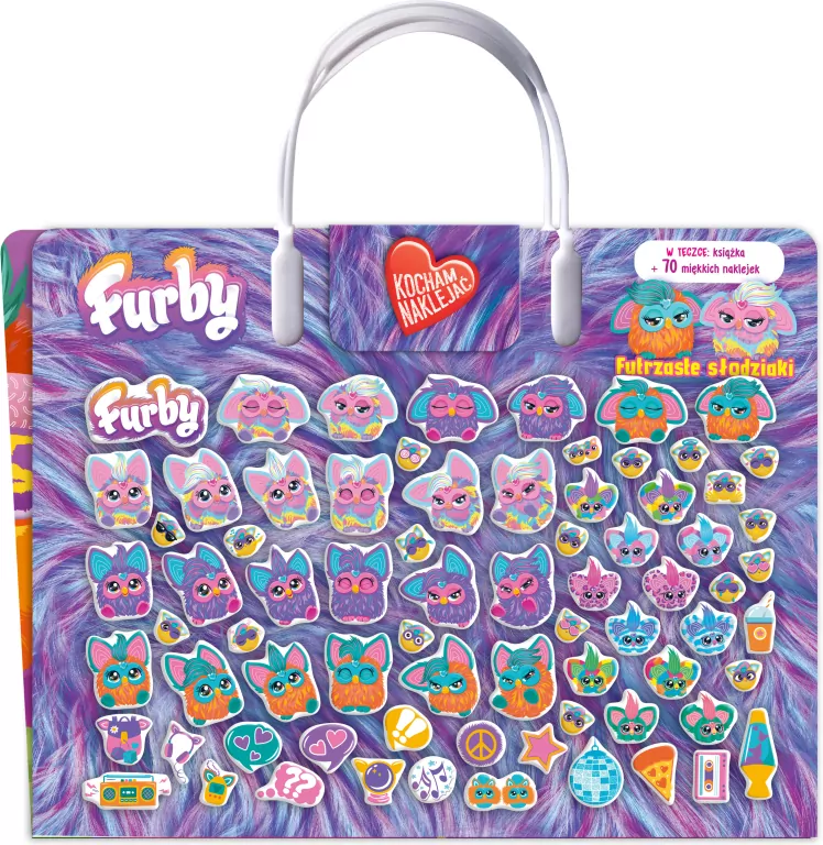 Furby. Kocham naklejać. Futrzaste słodziaki - tantis.pl