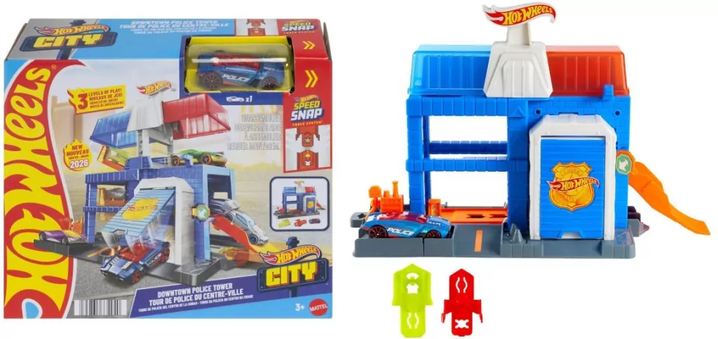 Hot Wheels City Komisariat policji Zestaw - tantis.pl