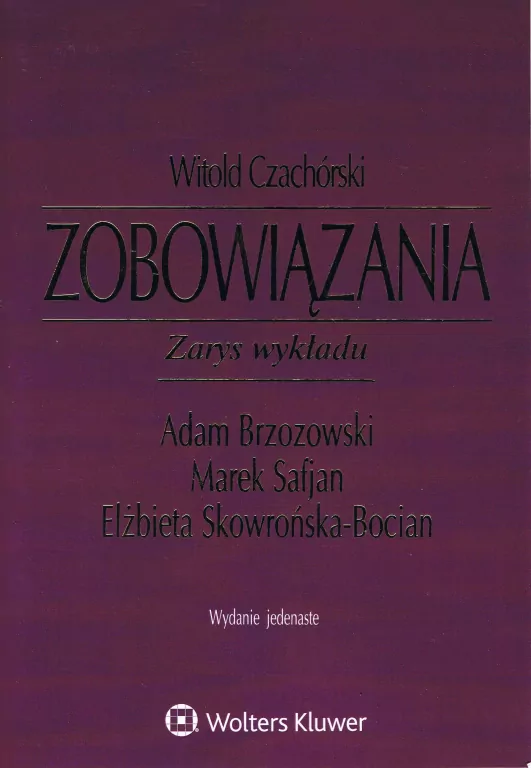 Zobowiązania. Zarys wykładu - tantis.pl