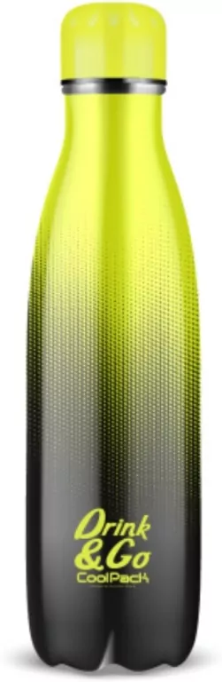 Bidon metalowy 500ml Coolpack Gradient Lemon - tantis.pl