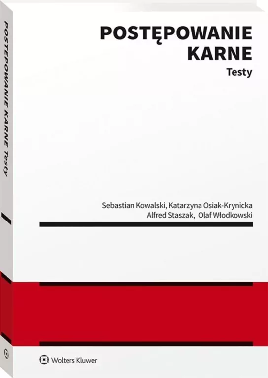 Postępowanie karne. Testy - tantis.pl