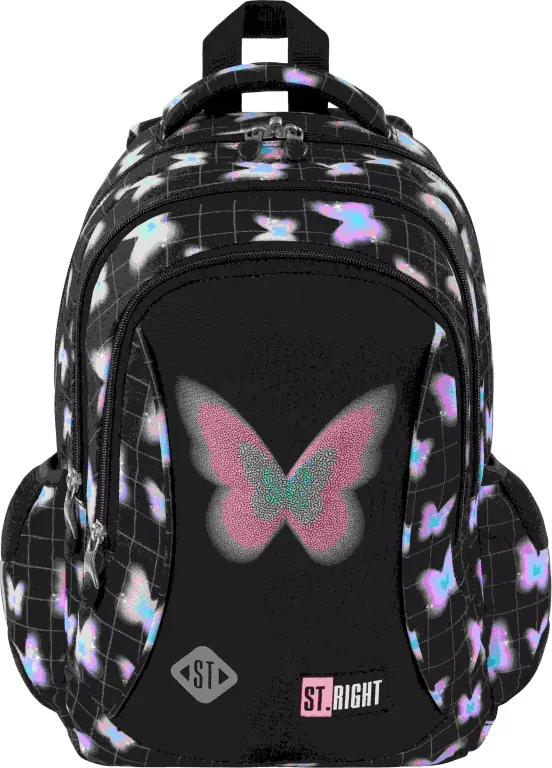 Plecak 3-komorowy Pastel Butterfly - tantis.pl