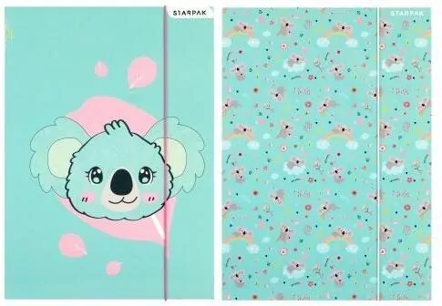 Teczka z gumką A4 Koala mix - tantis.pl