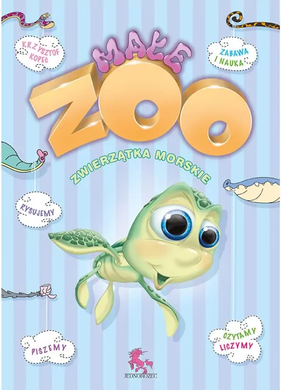 Kolorowanka małe ZOO. Zwierzątka morskie - tantis.pl