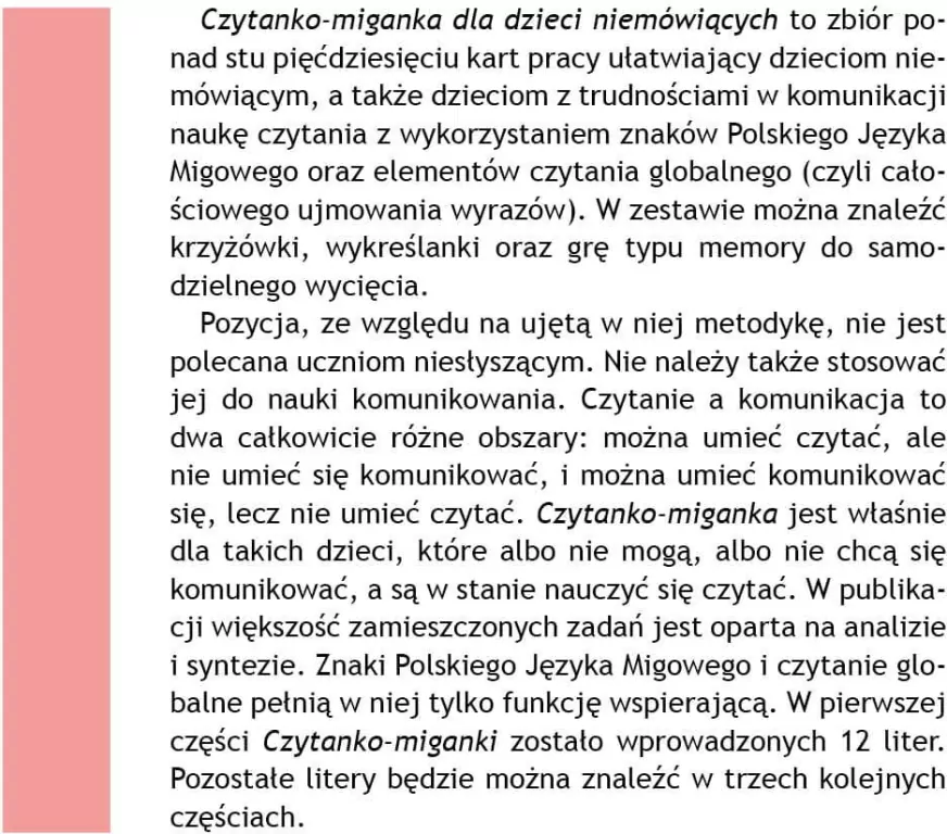 Czytanko - miganka dla dzieci niemówiących cz.1 - tantis.pl