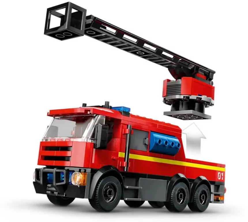 LEGO® City. Remiza strażacka z wozem 60414 - tantis.pl