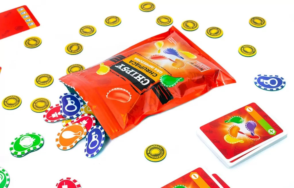 Chipsy chrupiące. Gra imprezowa - tantis.pl