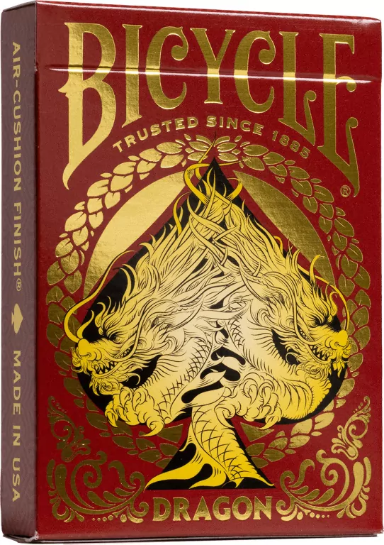 Bicycle Karty Red Dragon - tantis.pl