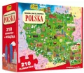 Książka i puzzle. Poznawaj, baw się, odkrywaj Polska, 210 elementów - tantis.pl