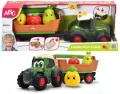 ABC Owocowy traktor z przyczepą 30cm - tantis.pl