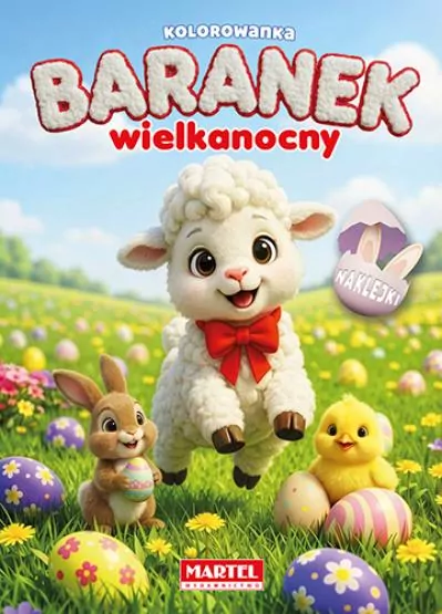 Baranek wielkanocny z naklejkami - tantis.pl