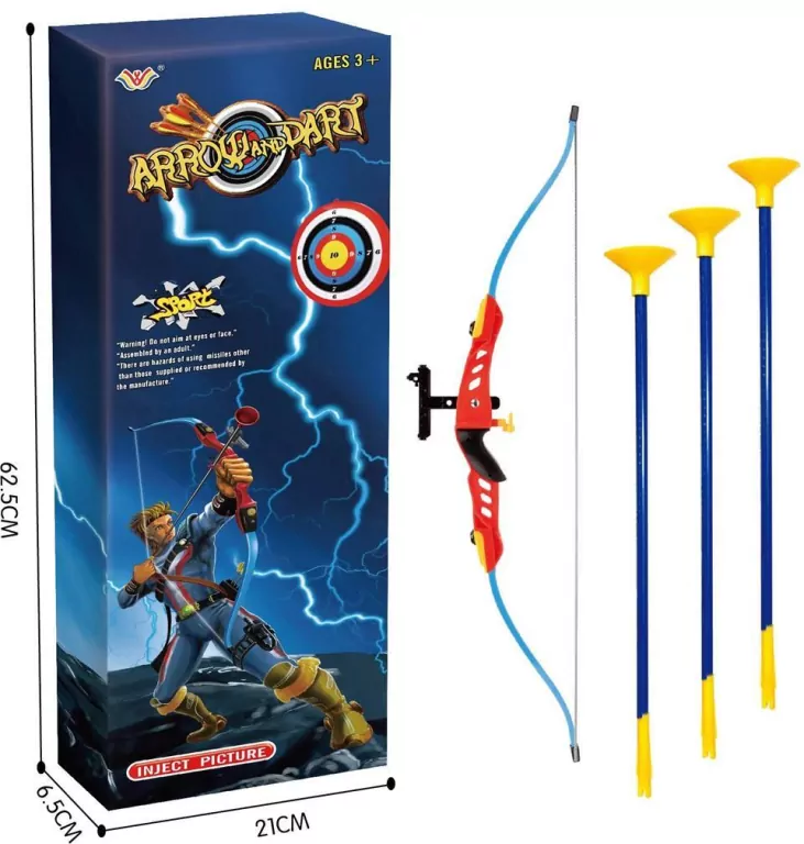 Łuk ze strzałami na przyssawkę - tantis.pl