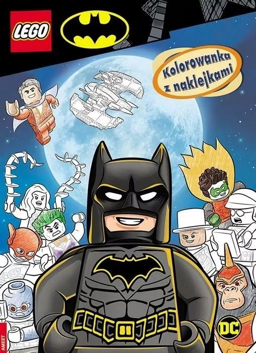 LEGO® Batman. Kolorowanka z Naklejkami - tantis.pl