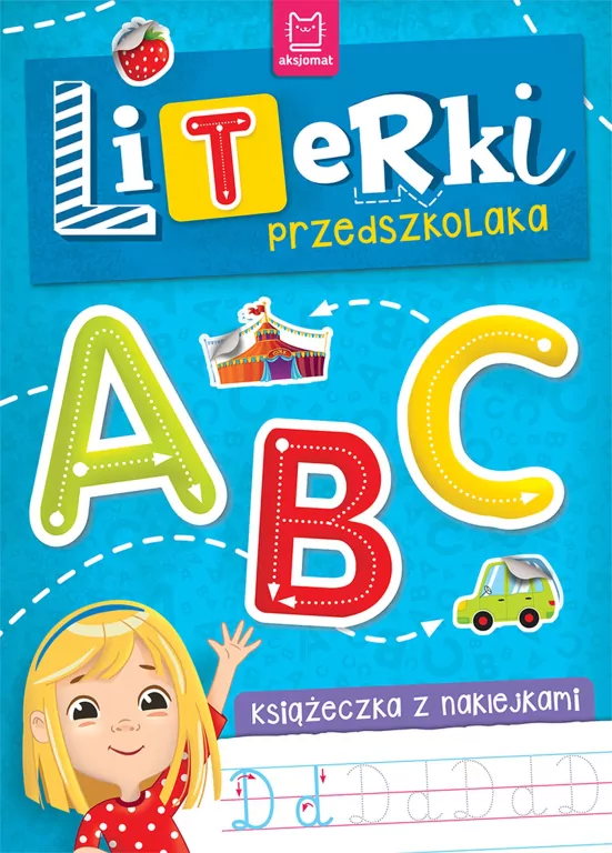Literki przedszkolaka. Książeczka z naklejkami - tantis.pl