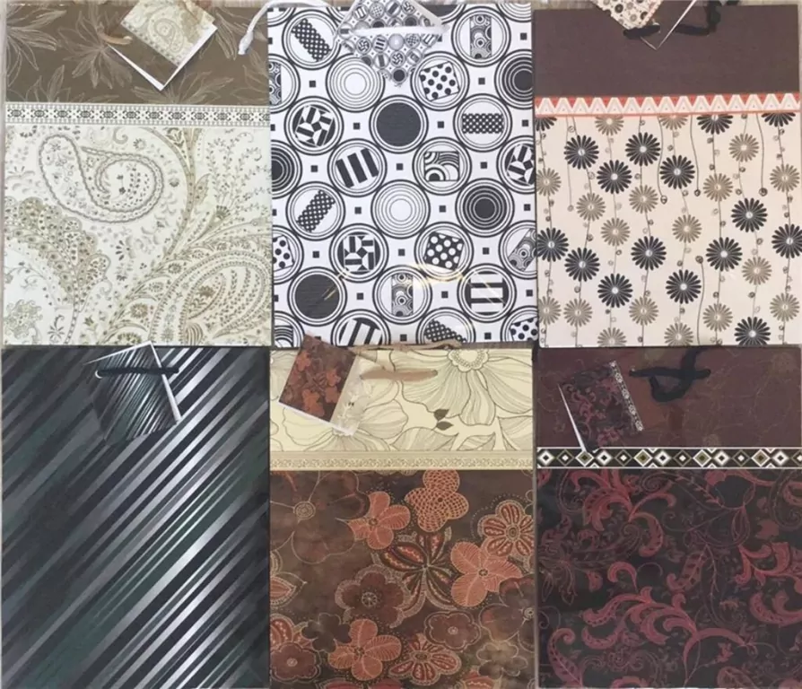 Torebka ozdobna laminowana PL-2 zestaw 40 grafika - tantis.pl