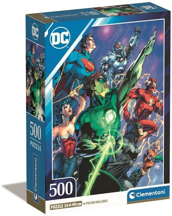 Puzzle 500 Compact Dc Comics Justice League - tantis.pl