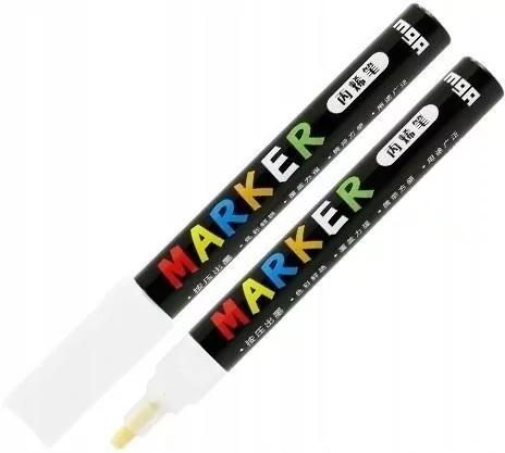 Marker akrylowy 1-2mm biały  M&G - tantis.pl