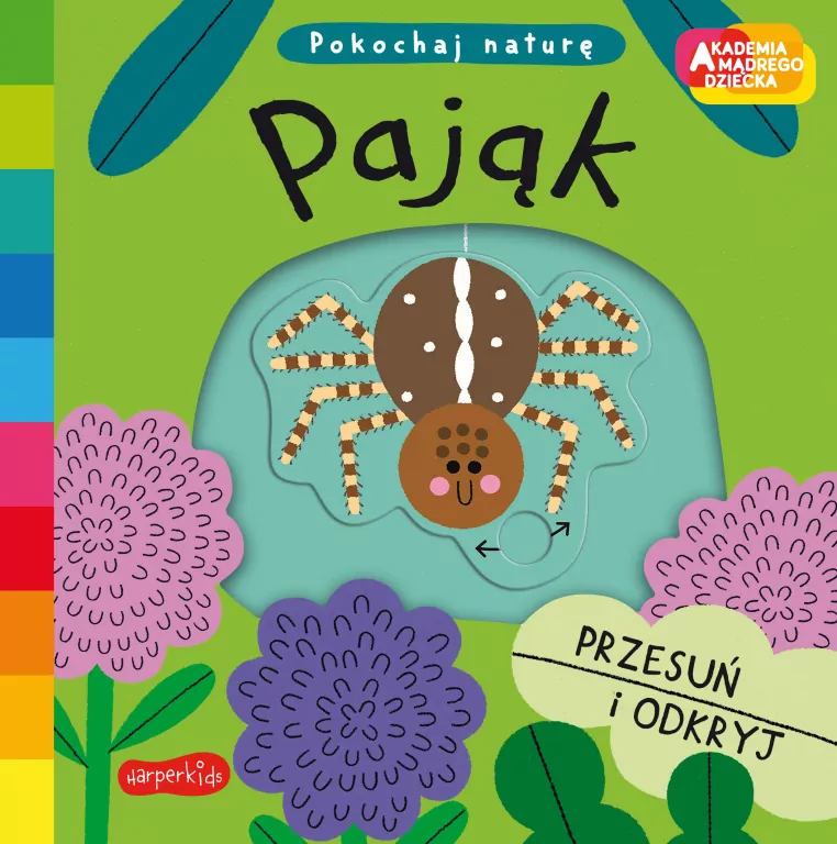 Pająk. Pokochaj naturę. Akademia mądrego dziecka - tantis.pl