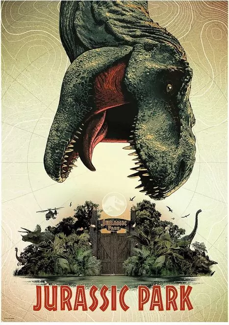 Puzzle 1000. Park Jurajski - tantis.pl