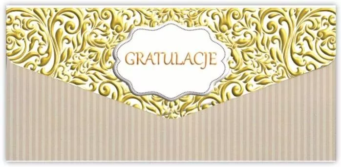Karnet-koperta Gratulacje - tantis.pl