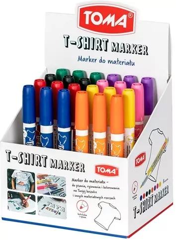 Marker do T-shirtów czarny - tantis.pl