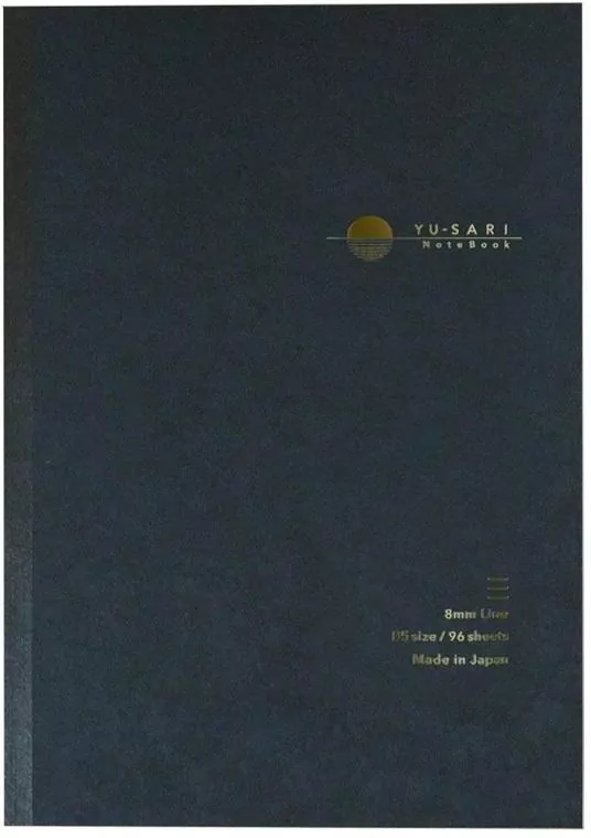 Notatnik B5 linie Yu-Sari 8mm czarny - tantis.pl