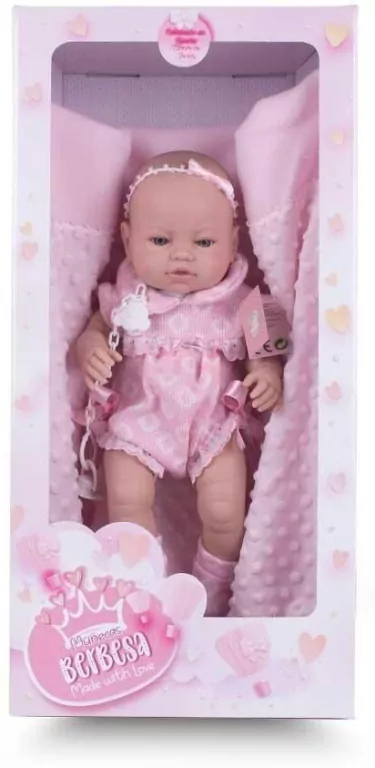 Lalka hiszpańska bobasek Mantita z kocykiem 42cm - tantis.pl