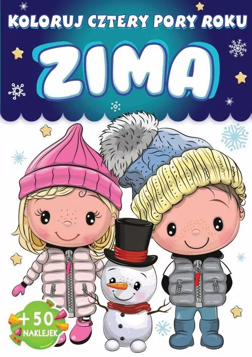 Koloruj cztery pory roku. Zima - tantis.pl