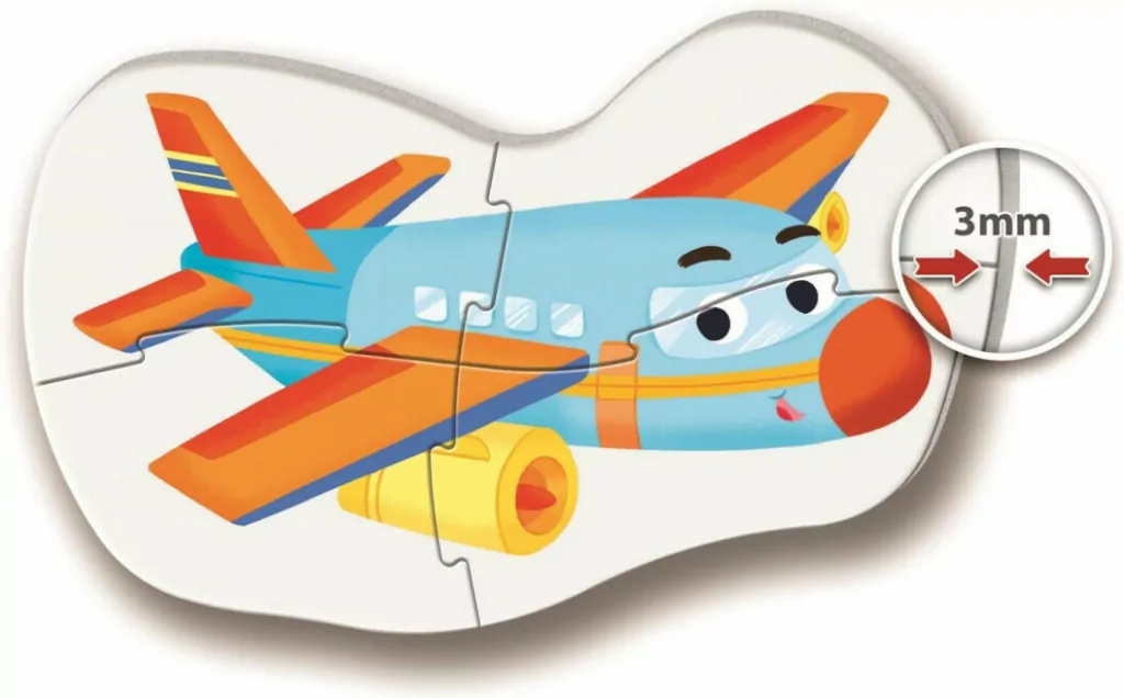 Clementoni. Moje pierwsze puzzle. Transport - tantis.pl