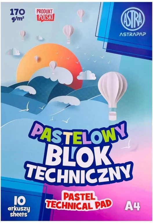 Blok kolorowy A4 barwiony w masie - tantis.pl