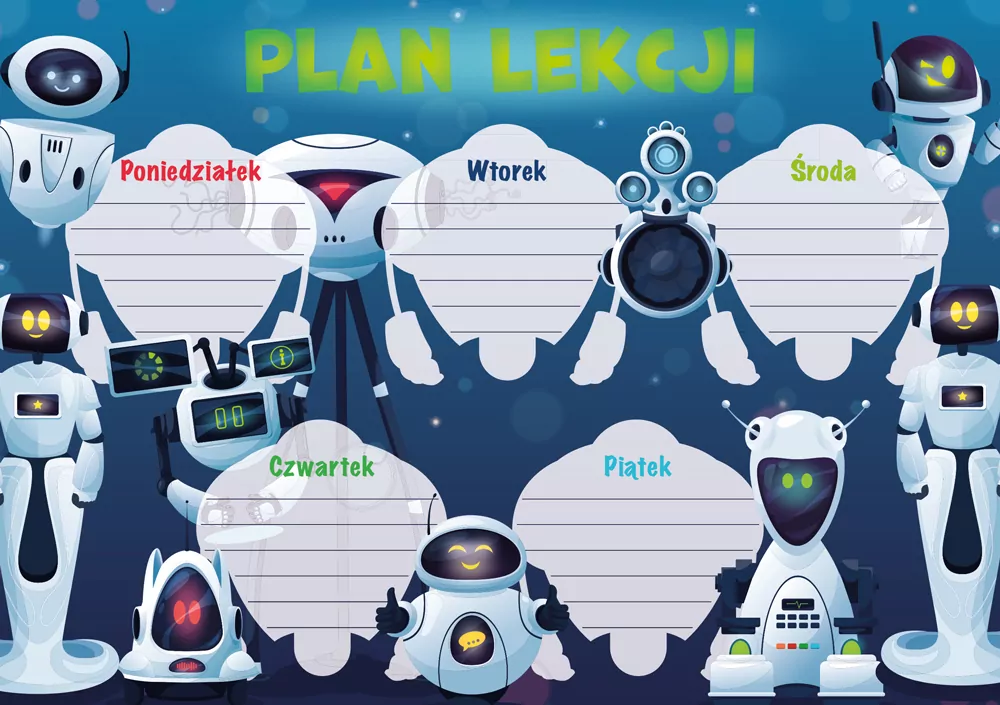 Plan lekcji A5 - Roboty - tantis.pl
