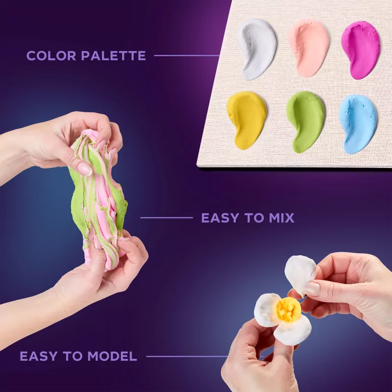 Kwiaty. Sensory Art. Wood&Craft Creative Set - tantis.pl