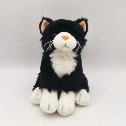 Pluszowy kot, czarny