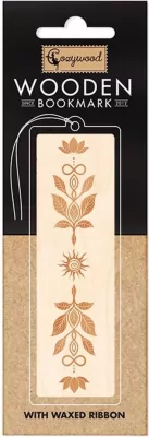 Zakładka drewniana Etno floral