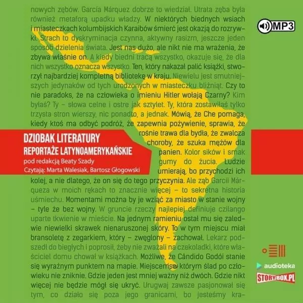 Dziobak literatury. Reportaże latynoamerykańskie. Audiobook - tantis.pl