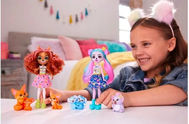 Enchantimals. Lalka z rodziną Koale HNT61 - tantis.pl